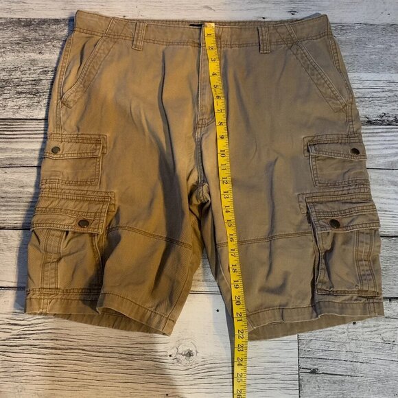 Vintage Iron Co. Khaki Cargo Utility Shorts - Picture 8 of 9